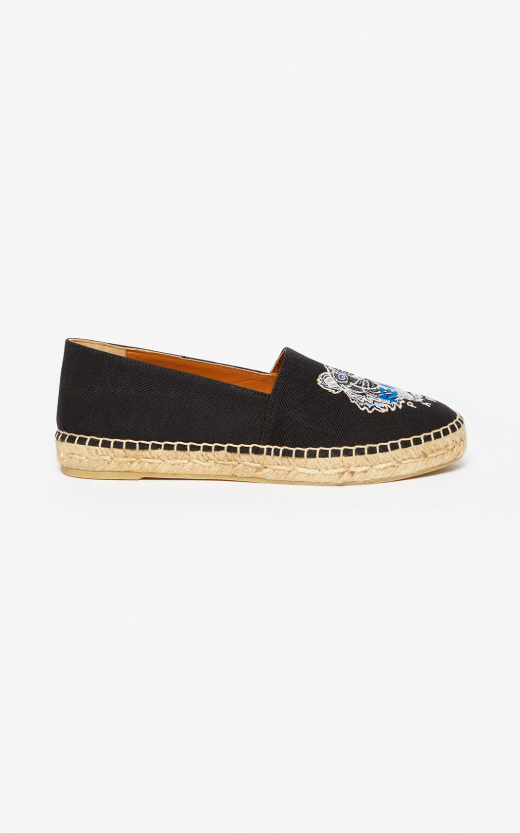 Espadrille Kenzo Tiger Femme Noir | PYNK-60427